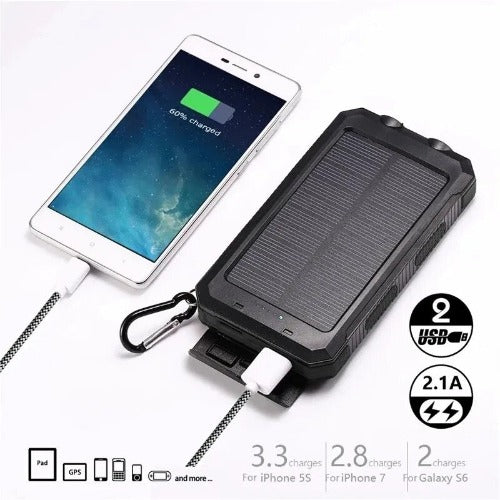 Solar Power Bank - Powers Heated Vest - Phone charger