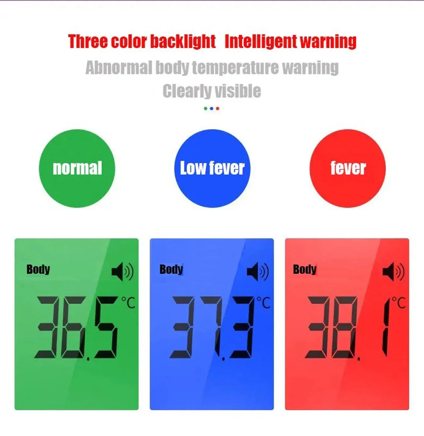 Digital Non Contact Infrared Thermometer LED Display