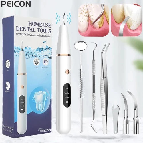 Ultrasonic Tooth Cleaner - Cleans teeth