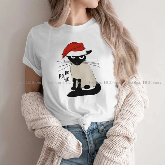 Santa Humorous Christmas Holiday Kitty